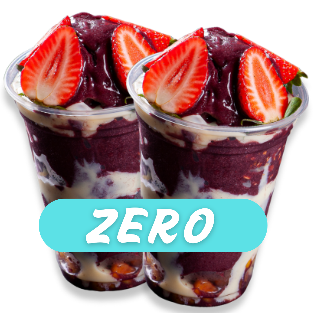 2 Copos Açaí 500ml Zero